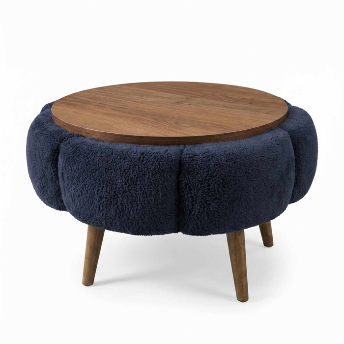 Atelier Del Sofa Papatya 60 - Antracita, Nogal